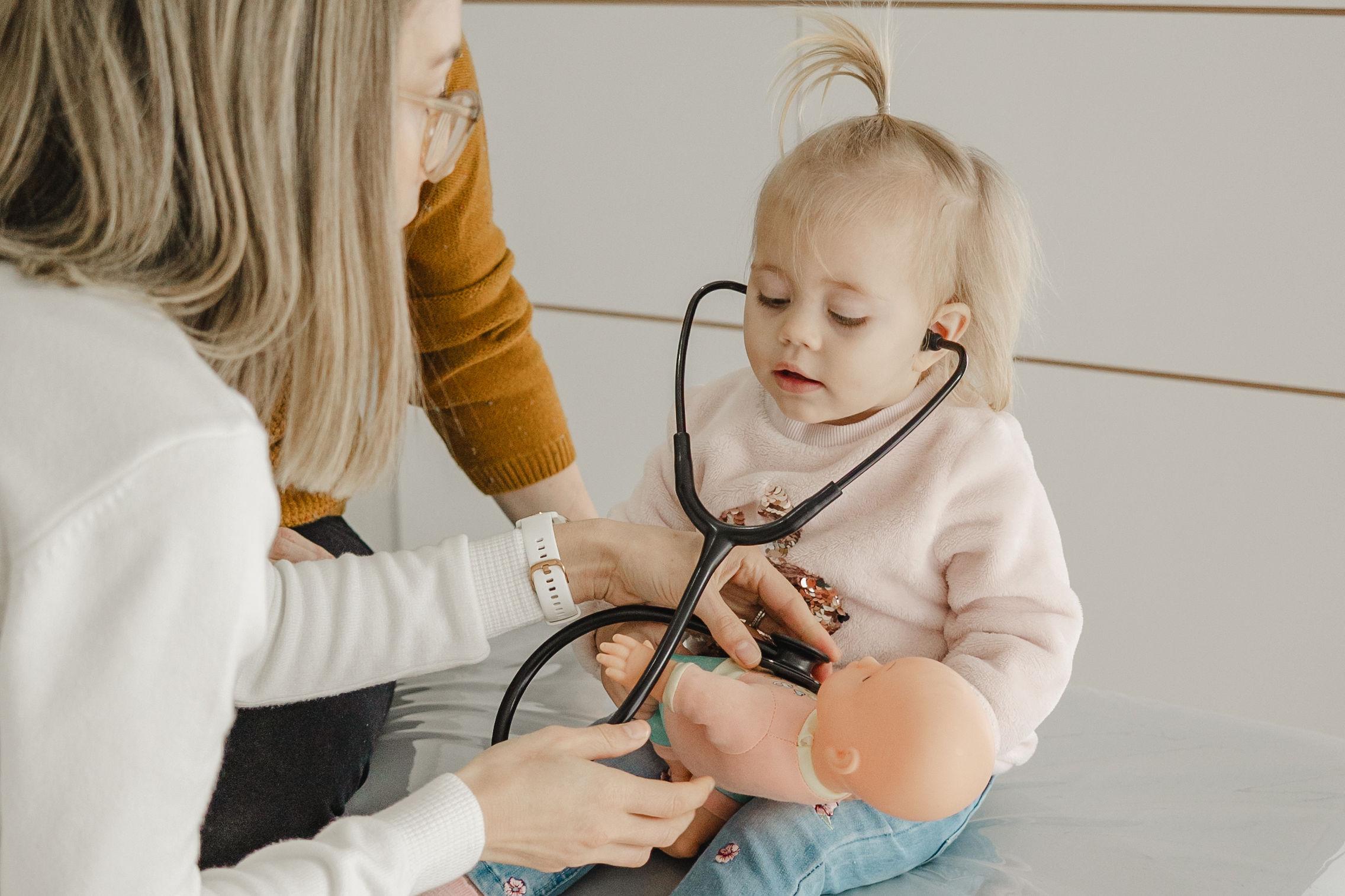 Paediatric check-up at Dr Lana Bouwer's family practice