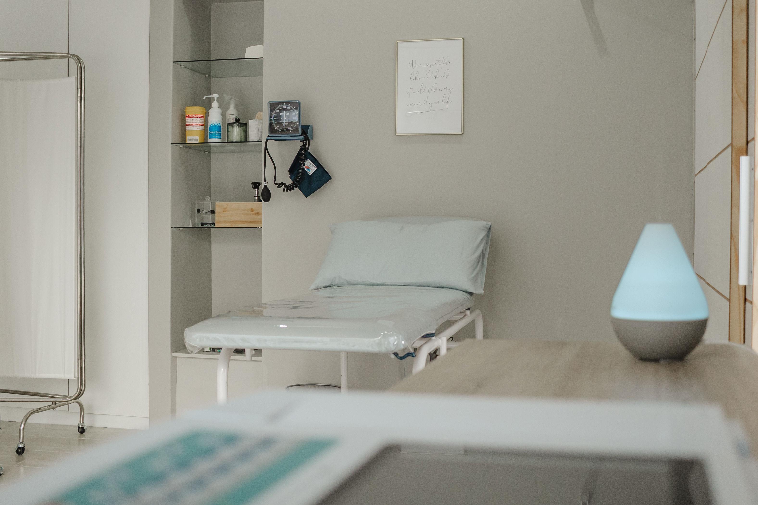 Prolonged consultation room at Dr Lana Bouwer's practice